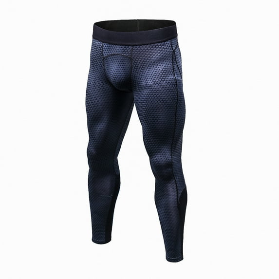 Dadaria Men Sports Stretch Leggings Trousers Breathable Quick-drying Wicking Fitness Pants Black S,Men