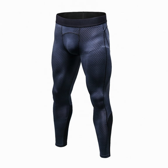 Dadaria Men Sports Stretch Leggings Trousers Breathable Quick-drying Wicking Fitness Pants Black XXL,Men