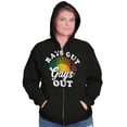 thumbnail image 3 of Rays Out Gays Out LGBTQ Pride Summer Zip Up Hoodie Men's Women's Brisco Brands X, 3 of 6