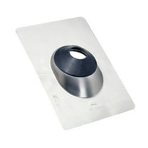 Oatey No-Calk 1-1/4 In. to 1-1/2 In. Galvanized Roof Pipe Flashing 11841