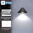 thumbnail image 3 of Aplique LED de pared para exterior de 5 W, IP66, resistente al agua, moderno aplique de pared metálico para exterior, luz interior/exterior para patio, jardín, terraza, cerca de la pared, patio, villa, 3 of 5