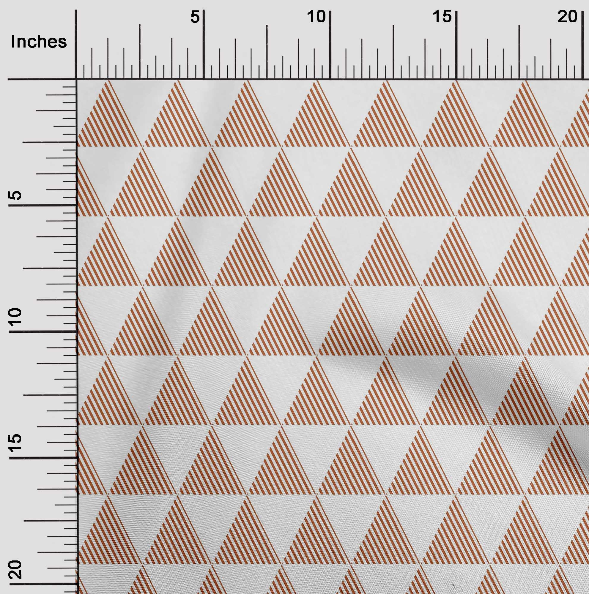 oneOone Polyester Tissu Lycra Triangle Géométrique Tissu à Coudre BTY 56 Pouces de Large
