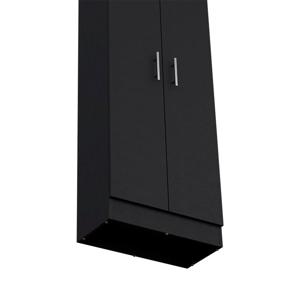 We Have Furniture Pantry Cabinet Clinton, Kitchen, Black