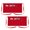 Red, variant on DOVACKA 2-Pack Bistro Waist Apron with 3 Pockets, 24"x12" Half Apron for Waitress Waiter Server Chef