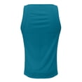 thumbnail image 6 of Solid Color Tank Top for Men Sleeveless Slim Fit Top Round Neck Stretchy Cotton Ribbed Wide Strap Casual Gym Daily Shirt, #02 Turquoise, L, 6 of 6