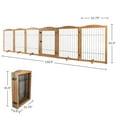 thumbnail image 3 of PETMAKER Extra Wide Freestanding Foldable Dog Gate, 3 of 6