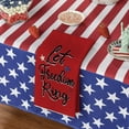 thumbnail image 7 of Sm:)e Star God Bless America Let Freedom Ring 4th of July Kitchen Dish Towels Set of 4 18x26 Inch, Red, Soft & Absorbent Patriotic Independence Day Washcloth, 7 of 7