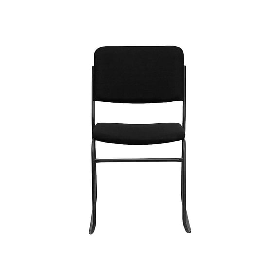 Scranton & Co Stacking Chair with Sled Base in Black