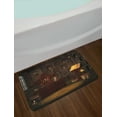 thumbnail image 2 of Gothic Bath Mat, Chamber of Secret Rite with Skulls on the Wall Sacred Sorcery Spell Image Print, Non-Slip Plush Mat Bathroom Kitchen Laundry Room Decor, 29.5 X 17.5 Inches, Brunette Brown, Ambesonne, 2 of 2