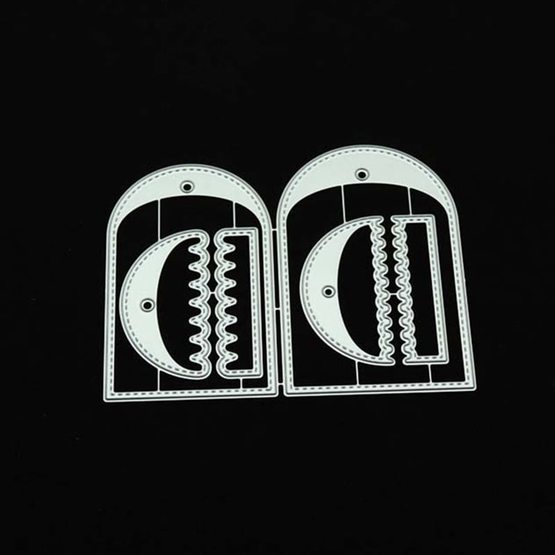 Metal Cutting Dies Men Fishing On Board Scrapbooking Embossing Card Decorations