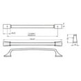 thumbnail image 4 of Richelieu BP765304AE 12" Center To Center Handle Appliance Pull - Antique English, 4 of 4