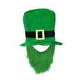 thumbnail image 2 of Sombrero de disfraz Zulema San Patricio con barba Rectangular, 2 of 8