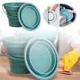 thumbnail image 1 of Ultimate Portable Foldable Water Bucket & Wash Basin Set – Perfect for Camping Travel and Outdoor Adventures – & Space Saving Design!, 1 of 5
