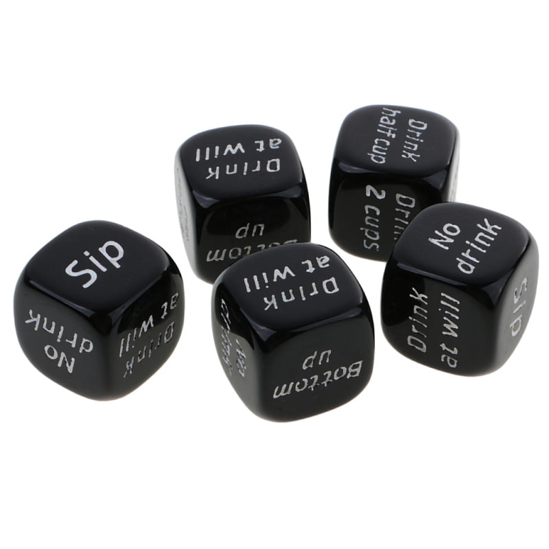Details about   Acrylic Gaming Drinking Dice Board Playing Game Dice Set Entertainment Tool 