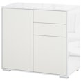 thumbnail image 1 of HOMCOM High Gloss Buffet Sideboard with Drawers Kitchen Storage Cabinet, 1 of 9