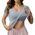 thumbnail image 1 of Women's Seamless Bralette Tank Top With Built In Cups, 1 of 3