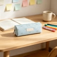 thumbnail image 6 of Hyknon Cute All Bow Pencil Case, Large Capacity Aesthetic Pencil Pouch with Zipper, Waterproof Stationery Makeup Bag Organizer, Classroom College Office Supplies, 6 of 6
