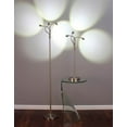 thumbnail image 3 of LumiSource LS-LED-TRFLX-FL Triflex 3 Light Floor Lamp in Nickel in Nickel,, 3 of 3