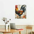 thumbnail image 3 of Nawypu  Rooster Prints Wall Art Chicken Pictures on Canvas Rustic Farm Animal Painting Farmhouse Kitchen Home Wall Decor Framed, 3 of 5