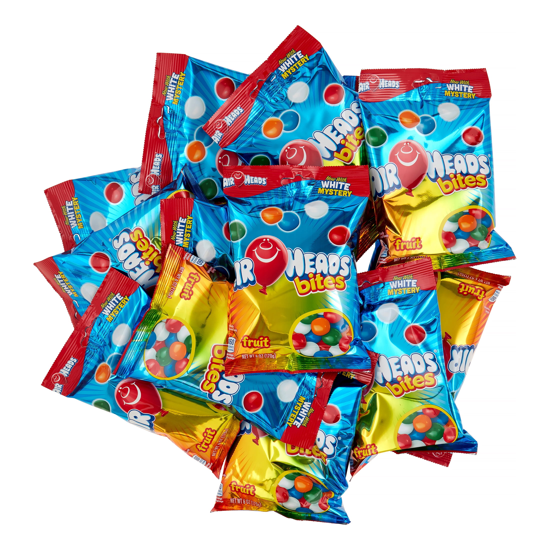 Airheads Bites Fruit Flavored Chewy Candy, 6 Oz.