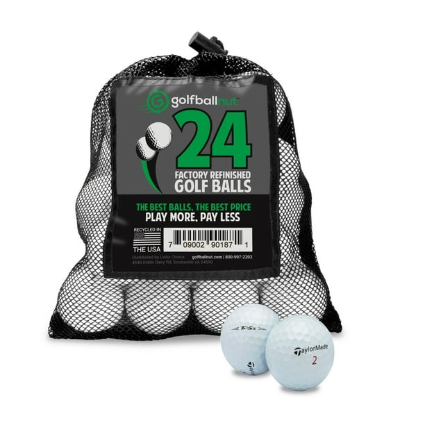 Taylormade TP5X Factory Refinished MInt Used Golf Balls With Mesh