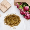 thumbnail image 4 of SKISUNO Durable Plastic Raffia Paper Shreds Gold Glitter Basket and Box Filler, 4 of 6