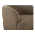 thumbnail image 6 of Moe's Home Collection Maren Swivel Chair Brown Fabric Chairs, 6 of 6