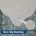 thumbnail image 7 of FairOnly 5'x7'Grey Flounce Solid Non Slip Washable Area Rug Plush Ruffled Border Ultra Thin&Soft Indoor Rug for Living Room& Minimalist Spaces, 7 of 7