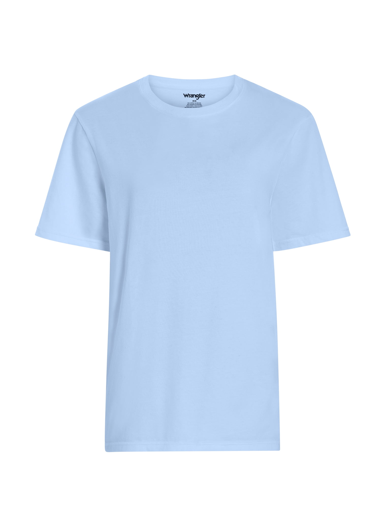 Wrangler Crew Neck Cotton Stretch Soft Undershirts for Men, 6-Pack (S-3XL)