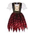 thumbnail image 6 of Halloween Pirate Costume Set for Women Adult Hollow Out Backless Design Knitted Fabric Performance Suit for Holiday Party Stage Cosplay, 6 of 7