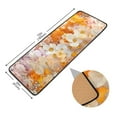 thumbnail image 2 of Elegant Orange Flowers Runner Rug for Hallways Kitchen Non Slip 2'x 6' Washable Hall Carpet for Bedroom Entryway Laundry Room, 2 of 7