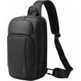 thumbnail image 1 of BANGE Bolso Cruzado Unisex de 11 Pulgadas con Compartimento Separado, Bolso Ligero E Impermeable para el Trabajo (Negro), 1 of 8