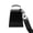 Black, variant on 4 Inch Cheer Cowbell With Loud Clear Sound Iron Construction For Sports Activity