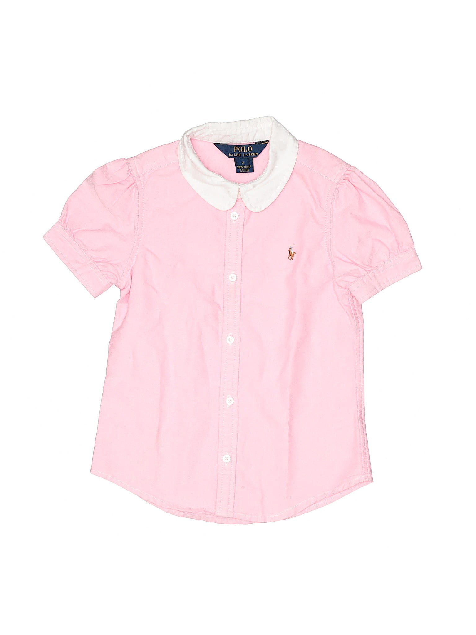 short sleeve button down ralph lauren