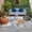 Gray, variant on Orange Blue Starfish Coastal Outdoor Rug 4x6 Ft, Non Slip Washable Area Rug, Summer Beach Eucalyptus Vintage Patio Rugs Carpet Runner, Large Floor Mat for Indoor/Outdoor Deck Porch Camping