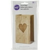 Treat Bags 6.5"X3.5" 8/Pkg-Tree Heart