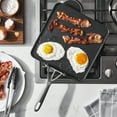 thumbnail image 4 of ZWILLING Motion Hard Anodized  11 x 11-inch Aluminum Nonstick Square Griddle, 4 of 7