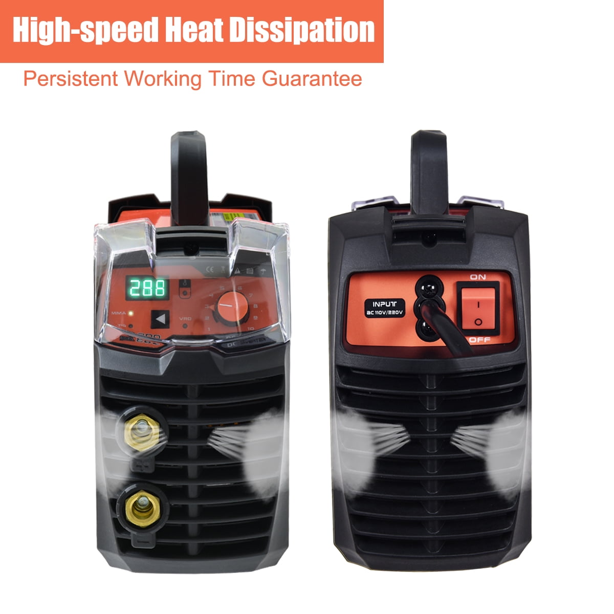 Goplus MMA TIG ARC IGBT Welding Machine 200 AMP 110/220V Welder DC Inverter LED Display