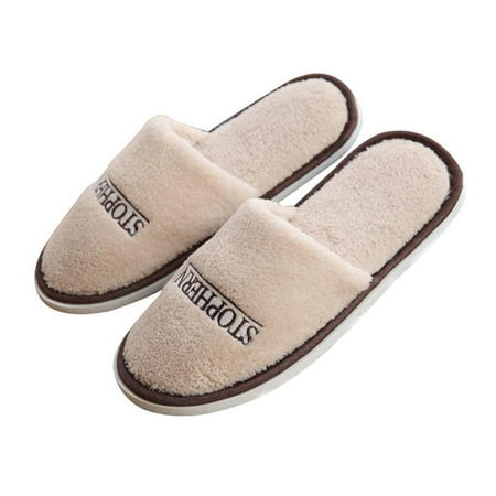 

Frauen M盲nner Home Hotel Soft Pantoffeln Innen In Der Innenabteilung Rutsch X5D6