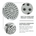 thumbnail image 6 of Alwenusa AF5702C Stainless Steel Shower Faucet Brushed Nickel Chrome Matte Black 4 Inch 4 Count, 6 of 7