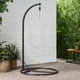 thumbnail image 3 of Support de Chaise Suspendue (Support Seulement), Support de Chaise Hamac pour Intérieur Extérieur-Noir, 3 of 7