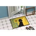 thumbnail image 4 of Carolines Treasures WDK5460MAT 18 x 27 in. Summer Sunflowers Standard Black Poodle Indoor or Outdoor Mat, 4 of 7