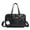Black, variant on HUISZJ Shoulder Bag, Leisure Tote Bag, PU Leather Shoulder Bag for Work Travel Outdoor (Black)