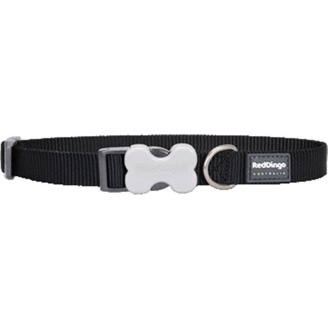 Red Dingo DC-ZZ-BB-SM Collier pour Chien Noir Classique, Petit