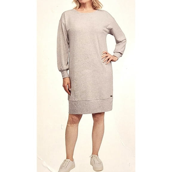 Ellen Tracy Ladies Sweatshirt Dress (Gray, XXL)
