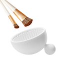 thumbnail image 3 of Tazón de limpieza de brochas de maquillaje, tablero de depurador, alfombrilla de lavado para viaje blanco jinwen Tazón de limpieza de cepillo, 3 of 8