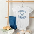 thumbnail image 4 of US Air Force USAF Wings Aim High Romper Boys or Girls Infant Baby Brisco Brands 18M, 4 of 6