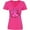 Hot Pink, variant on Inktastic Love, Care, Cure Breast Cancer Awareness Pink Ribbon Women's V-Neck T-Shirt
