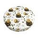 thumbnail image 1 of Balery Honey Bee Insect Fundas de asiento para taburete de bar redondo de tela de terciopelo ajustables que protegen de arañazos y manchas para sillas de 14 a 17 pulgadas.-12 inch, 1 of 7