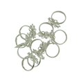 thumbnail image 4 of 10 Piezas Ajustable Hueco 3D Latón Filigrana Cóctel Cóctel / Base de Gran Tamaño DIY Fabricación de Plata Fernando Base de anillo de latón de flores, 4 of 7